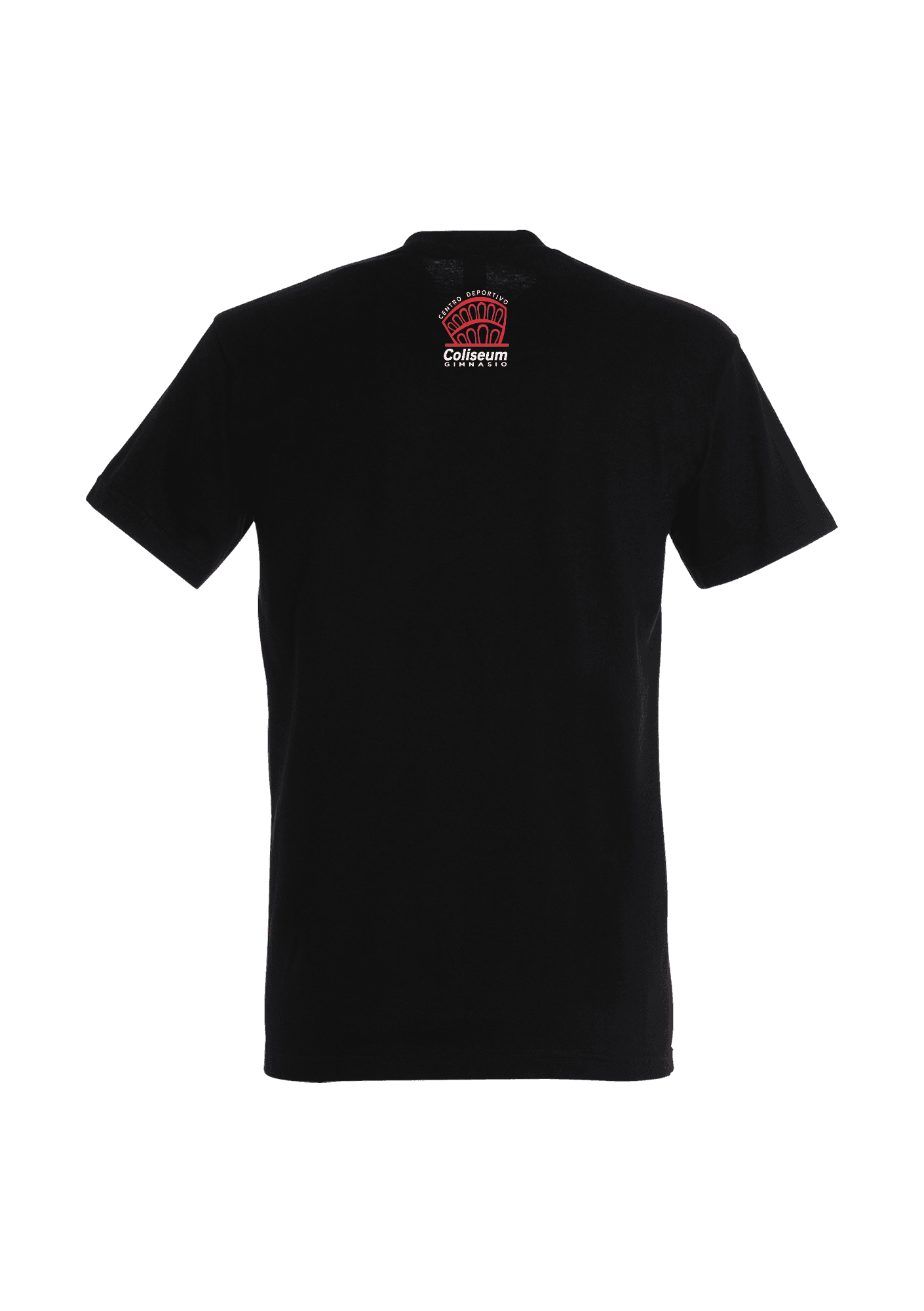 Camiseta negra para hombre 190g 013 Gimnasio Coliseum - CDCG13-IMPERIALNOIRDOS